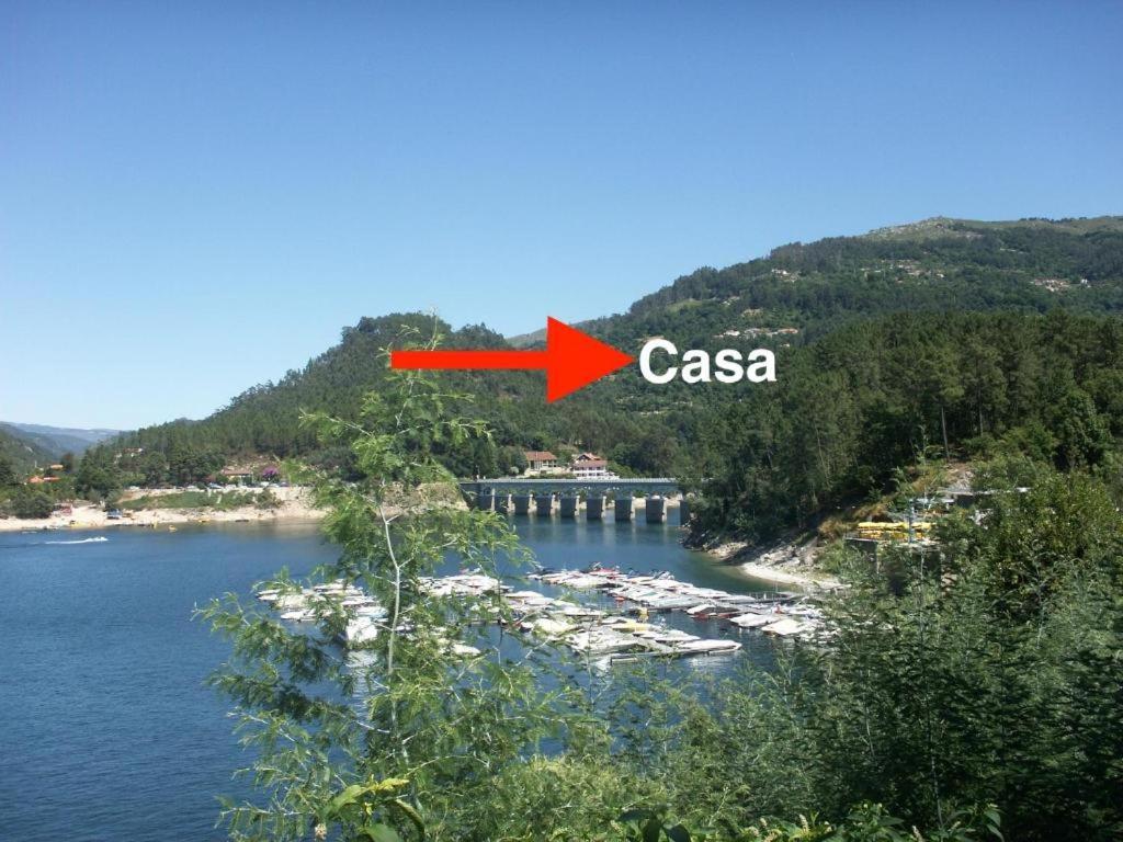 Casa De Casarelhos - Vistas Rio, Campo E Montanha - Lareira Apartman Geres Kültér fotó